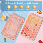 WIBIMEN Ice Cube Tray with Lid and Bin - Image 3