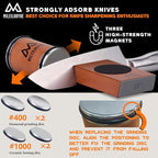 Knife Sharpener Tool Rolling Knife Sharpener Kit, Ceramic Disc Sharpeners Are - Image 3