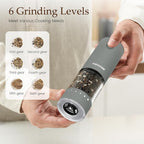 Newise Electric Salt and Pepper Grinder Set, Rechargeable - Image 3