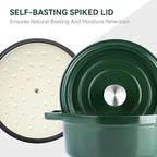 Miereirl 6.5 Quart Enameled Dutch Oven Pot - Image 7