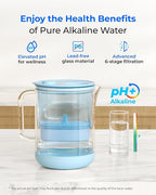 Waterdrop PT-72B-A Glass Alkaline Water Filter Pitcher, Eco-Friendly, Enhances - Image 2