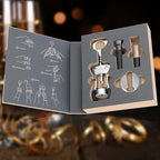 Beneno Multifunctional Wine Bottle Opener Gift Wing Corkscrew, Foil Cutter - Image 3