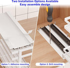 Mustorn 4 Pack Pull Out Spice Rack Organizer - Image 7