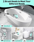 Electric Spin Scrubber for Cleaning Bathroom, Shower Scrubber Cordless Cleaning - Image 4