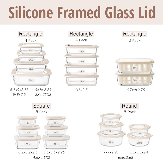 Urban Green Glass Food Storage Containers - Image 3