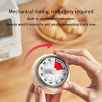 Elegant Stainless Steel Vintage Kitchen Timer - Image 4