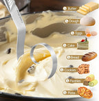 Seamless Danish Dough Whisk Stainless Steel, Hand Mixing Tool - Image 4