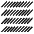 MECCANIXITY 60Pcs Slotted Split Roll Pins 6/25 Inch Dia. 1-2/5 Inch Length 65Mn by MECCANIXITY