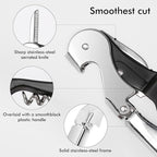 Professional Waiter Corkscrew Wine Openers Set, Heavy Duty Stainless Steel - Image 5