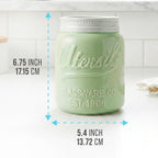 Comfify Wide Mouth Mason Jar Utensil Holder Decorative Kitchenware Organizer - Image 3