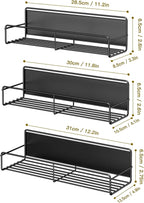 Mystozer 3 Pack Magnetic Spice Rack Organizer, Space Saver - Image 2