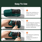 Northmas Knife Sharpener, Professional Electric Knife Sharpener - Image 5