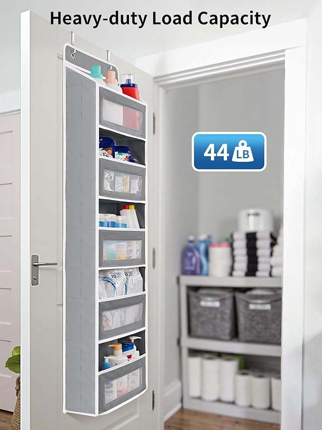 JARLINK Over The Door Organizer Storage, 5 Shelf Hanging Door Organizer - Image 6
