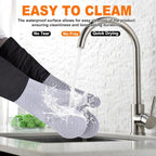 Extra Long Silicone Oven Mitts, Heat Resistant Oven Gloves - Image 6