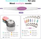 Magnetic Measuring Cups and Spoons Set, N52 Magnetic Nesting Design magnetic - Image 2