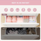 Criusia Drawer Organizer Clothes, 21 Pack Dresser Organizer - Image 3