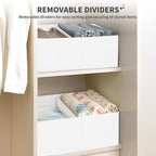 DIMJ Large Closet Shelf Organizer Bins 6 Packs - Image 3