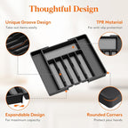 Lifewit Silverware Drawer Organizer, Expandable Utensil Tray - Image 2