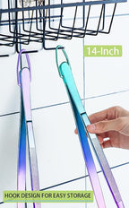 JETKONG 2 Pcs 14-Inch Culinary Tweezers Extra Long Food Tweezers Kitchen - Image 6