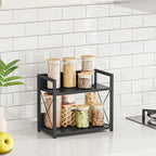 Giikin Kitchen Counter Shelf, 2 Tier Kitchen Spice Rack Organizer - Image 4