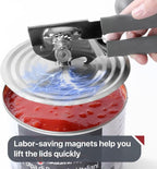 Commercial Can Opener, UHIYEE Hand Crank Can Opener Manual Heavy Duty - Image 4