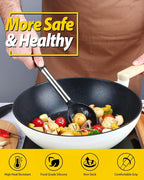 Pack of 2 Large Silicone Cooking Spoons, Non Stick Solid Basting Spoon - Image 3