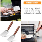 Newtay 2 Pieces Small Brownie Cookie Spatula Metal Stainless Steel Spatula - Image 5