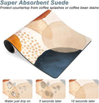 Rnivvi Coffee Mat, Hide Stain Rubber Backed Absorbent Dish Drying Pad - Image 3