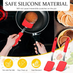 Silicone Cookie Spatula Turner 2 Pack Mini Brownie Spatula Flexible Kitchen - Image 5