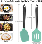 Coukre 2 Pack Silicone Spatula Set, High Heat Resistant, BPA Free Kitchen - Image 2