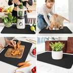 WISELIFE Dish Drying Mat Super Absorbent Drying Mat Large Dish Drying Mats - Image 7