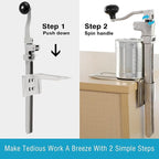 IRONWALLS Commercial Can Opener, 16” /41cm Heavy Duty Tabletop Manual Can Opener - Image 4