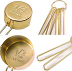 Gold Measuring Cups and Spoons Set - Image 7