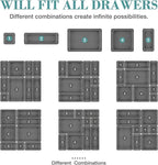 StorMiracle 16 PCS Drawer Organizer Set, 5 Varied Size Bathroom and kitchen - Image 4