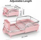 SNTD Dish Drying Rack, Expandable Dish Rack - Image 2