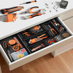 Takytao【48Pcs】【5 Size】Tool Box Organizer, Drawer Tool Organizer Tray Divider Set - Image 5