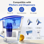 Fil-Fresh 6-Pack PURWater Filter Replacement, PURPlus Water Pitchers and - Image 2
