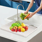 Silicone Dish Drying Mat for Kitchen Counter, Dish Drying Pad, Non-Slip Drain - Image 7
