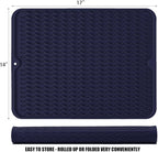 Large 17" x 14" Silicone Dish Drying Mat - Image 2