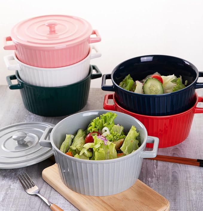 WHJY Green Colorful Ceramic Casserole Dish - Image 6