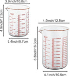 3 Piece Glass Measuring Cup Set, Includes 2-Cup, and 8-Cup High Borosilicate - Image 6