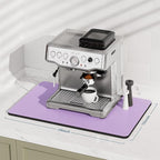 Rnivvi Coffee Mat, Hide Stain Rubber Backed Absorbent Dish Drying Pad - Image 2