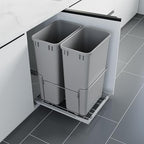 Dowell B18 Aluminum Base Wastebasket Pullout - Image 3