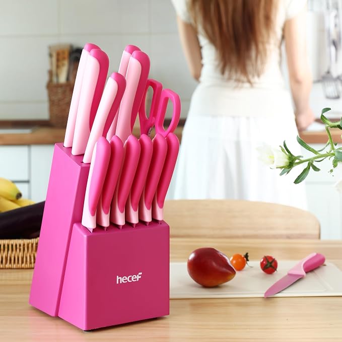 hecef 15 Pieces Kitchen Knife Set - Image 6