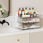 Clear Stackable Makeup Organizer - Image 6