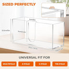 2PACK Paper Towel Holder, Countertop Paper Towel Dispenser Bathroom Paper Hand - Image 2