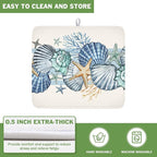 Summer Sea Shell Drying Mat 18x16 Inch, Starfish Drying Mat - Image 5
