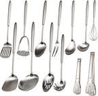 304 Stainless Steel Cooking Utensils Set, Mirror Polished Kitchen Gadget by Unknown