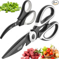 Titanium Coated Kitchen Scissors 2-Piece Set by Gidli by Gidli