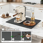 Dish Drying Mat & Coffee Mat for Kitchen Counter, Absorbent Microfiber - Image 3